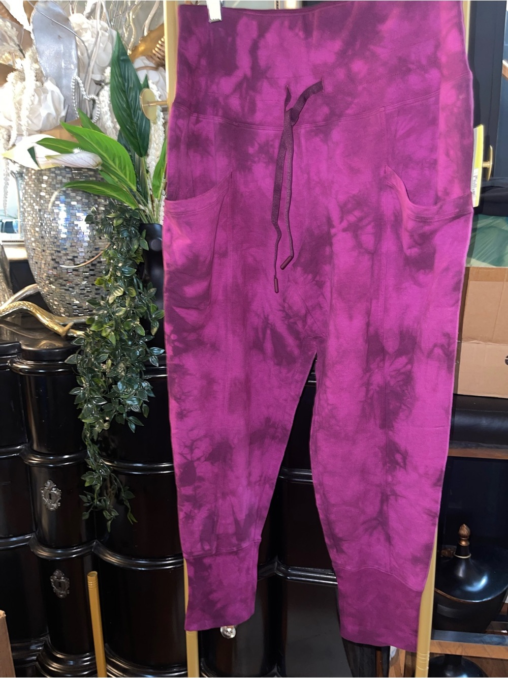 🍎 All in motion purple tye dye joggers. NWT. 
Size M